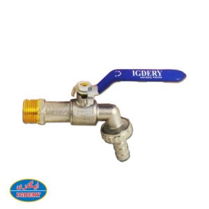 شیر شلنگی دسته گازی 1/2 برند ایگدری Gas handle hose valve 1/2 Igdery brand